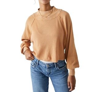 We The Free Tan Crop Top